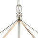 Marin 1 Light 14 inch Corkwood with Polished Nickel Pendant Ceiling Light in Corkwood/Polished Nickel