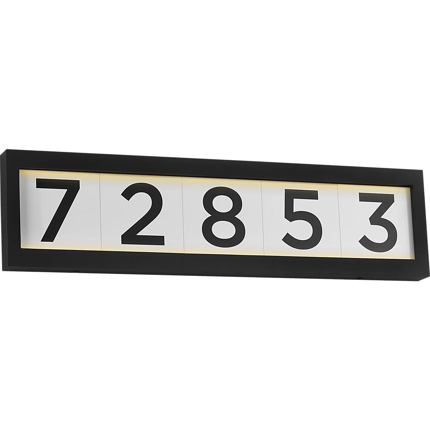 Address Light LED Textured Black Address Light