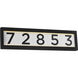 Address Light LED Textured Black Address Light