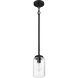 Crosspoint 1 Light 5 inch Espresso Outdoor Pendant