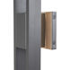Slate LED 4.7 inch Matte Black ADA Wall Sconce Wall Light
