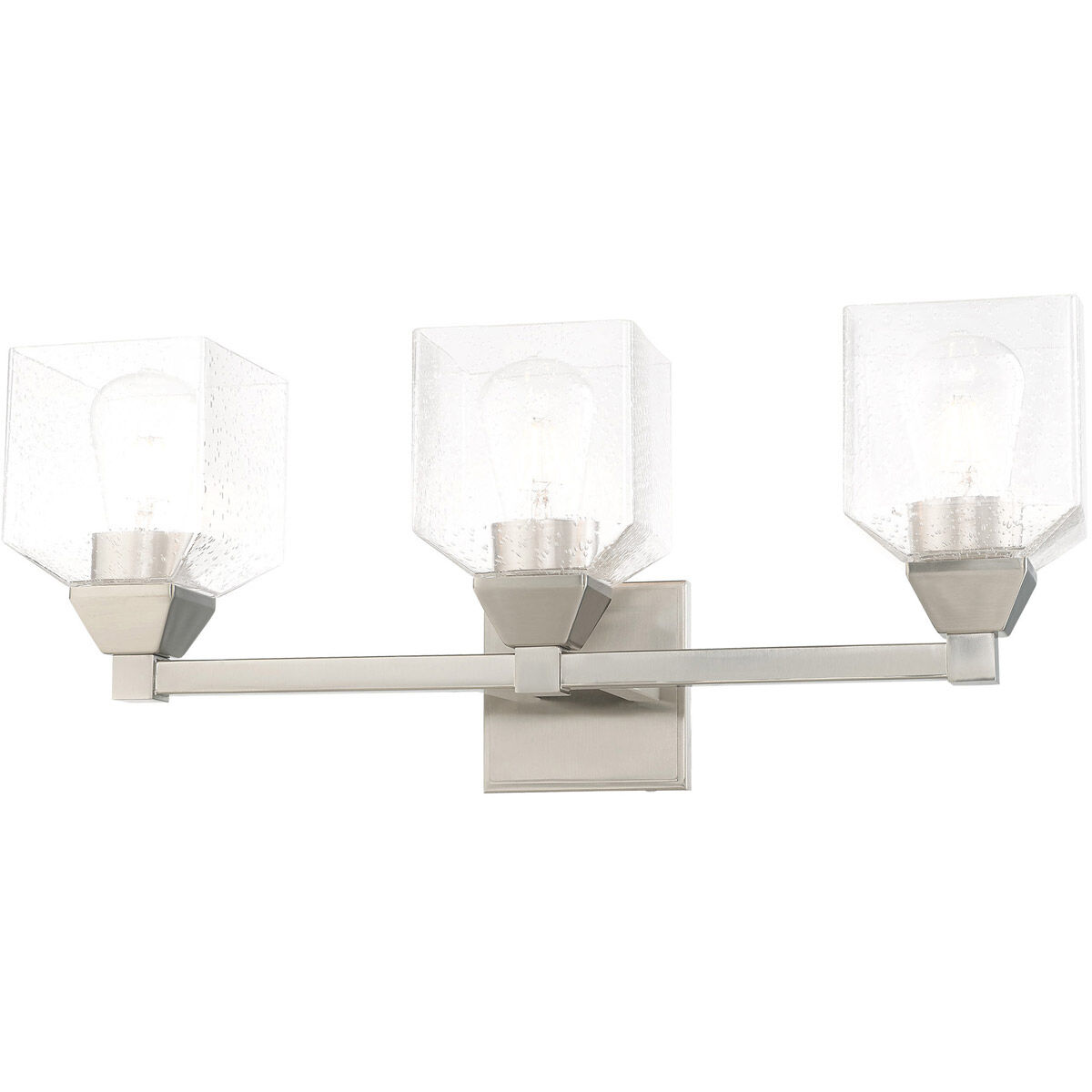 Aragon 3 Light 23 inch Brushed Nickel Bath Vanity Wall Light