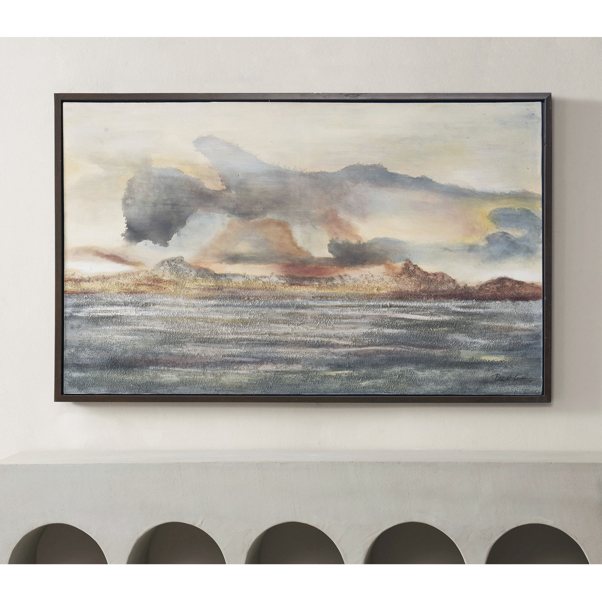 Ascella Multicolor Texture Canvas Art