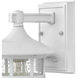 Freeport Coastal Elements Outdoor Wall Mount Lantern in Textured White