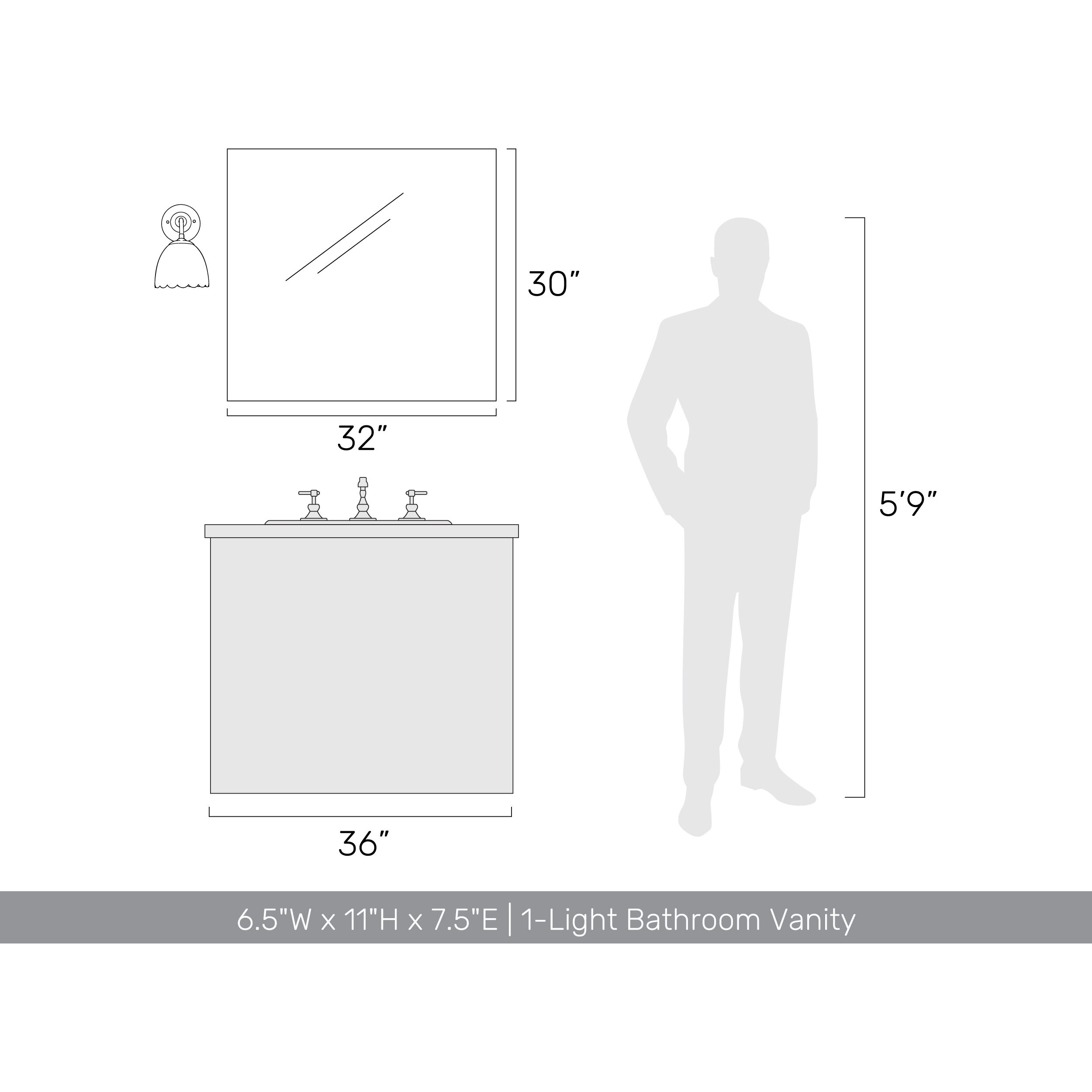 Dorinda 1 Light 6.5 inch Matte Black Wall Sconce Wall Light