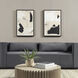 Asia Beige/Black/White Canvas Art, 2 Piece