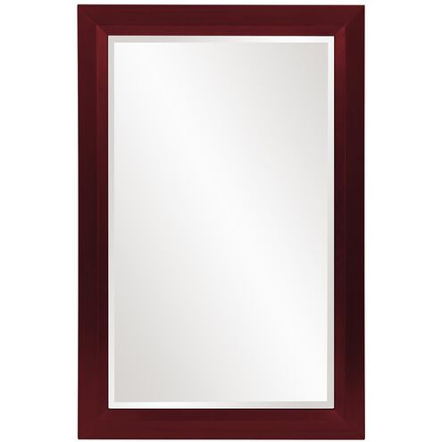 Avery 42 X 28 inch Burgundy Mirror