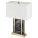 Anita 25.5 inch 40.00 watt Gold/Black/White Table Lamp Portable Light