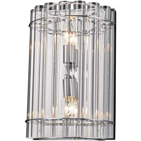 Canada 2 Light 5 inch Chrome Wall Sconce Wall Light