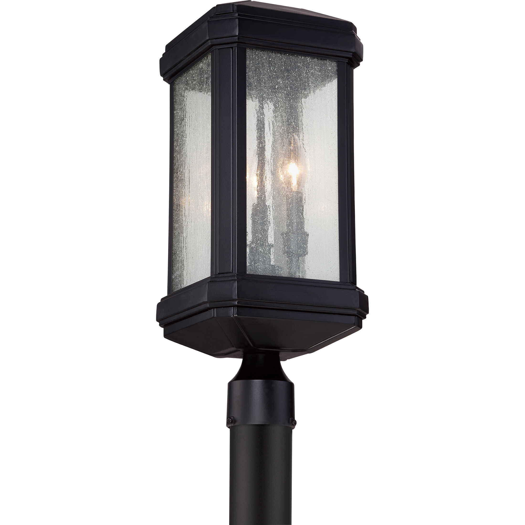 Trumbull 3 Light 21.5 inch Mystic Black Outdoor Post Mount