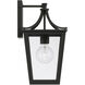 Adair 1 Light 14.25 inch Black Outdoor Wall Lantern