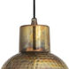 Charita 1 Light 7 inch Burnt Copper Mini Pendant Ceiling Light