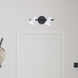 Radley 2 Light Black/White Track Lighting Ceiling Light