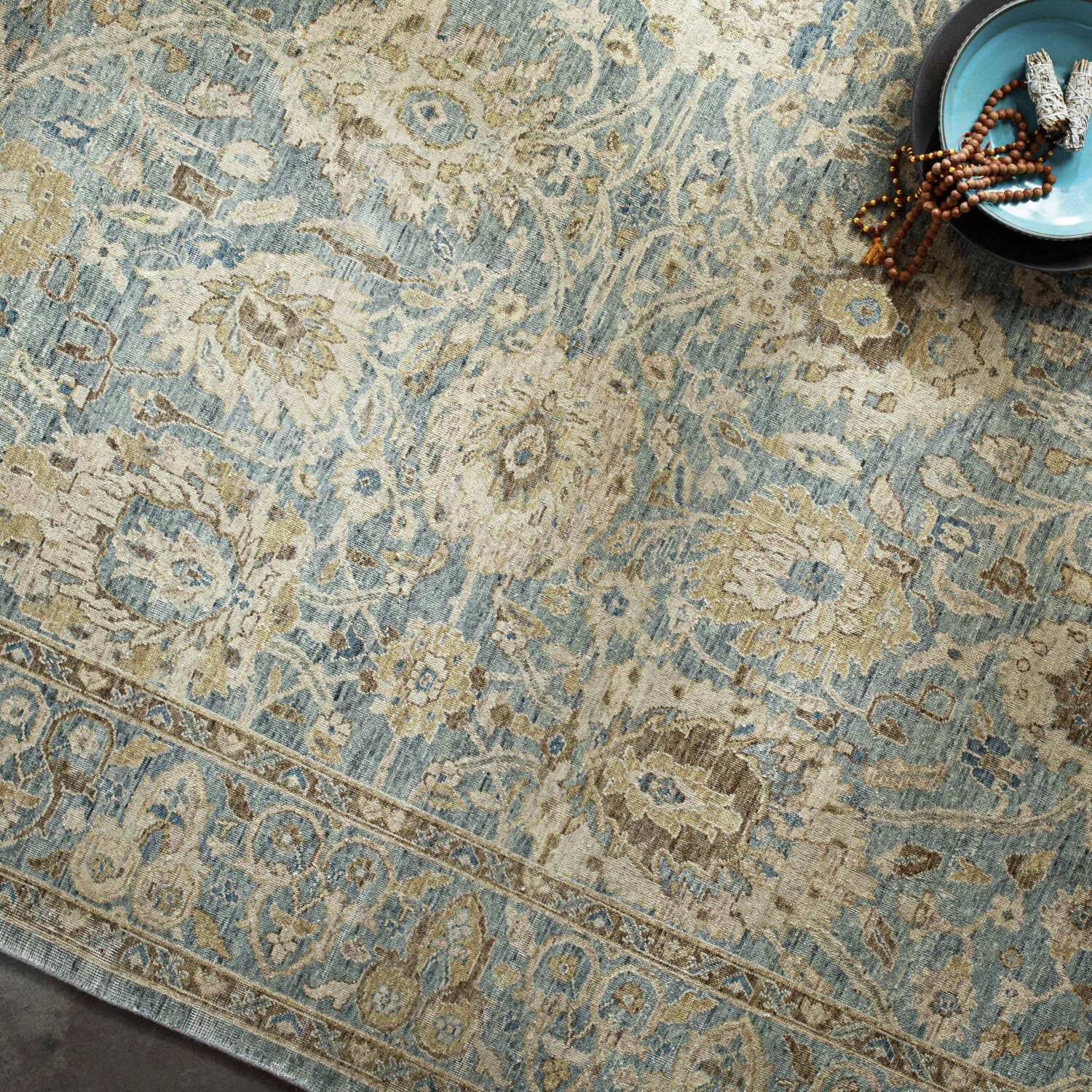 Anatolia 36 X 24 inch Light Sage Rug in 2 x 3, Rectangle