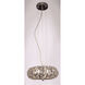Eternity 4 Light 11.4 inch Chrome Pendant Ceiling Light