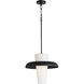 Mallory 1 Light 16 inch Matte Black Pendant Ceiling Light