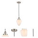 Edison Bullet 1 Light 8 inch Brushed Satin Nickel Mini Pendant Ceiling Light