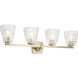 Marant 4 Light 33.25 inch Champagne Bronze Vanity Light Wall Light