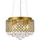 Tully 4 Light 13 inch Brass Pendant Ceiling Light