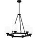 Penning 6 Light 28 inch Matte Black Chandelier Ceiling Light