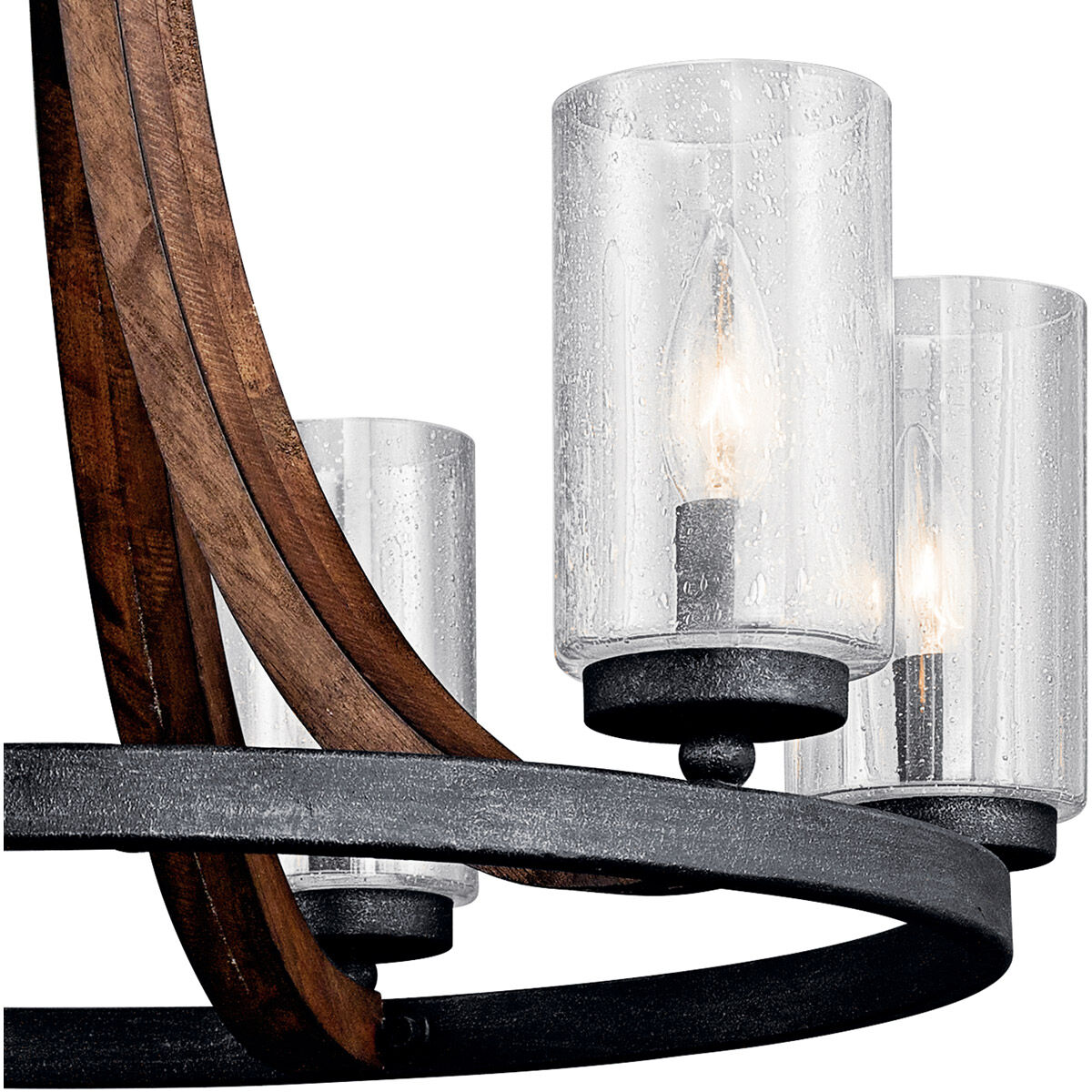 Grand Bank 6 Light 25 inch Auburn Stained Chandelier 1 Tier Medium Ceiling Light, 1 Tier Medium