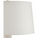 Edwell 66.75 inch 150 watt Whitewash Floor Lamp Portable Light