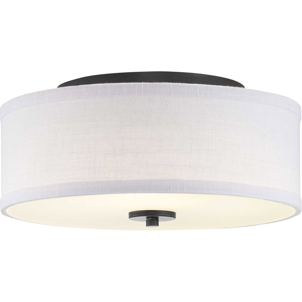 Inspire LED LED 13 inch Graphite Flush Mount Ceiling Light, Progress LED