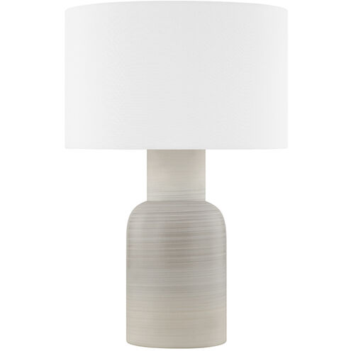 Breezy Point 24.75 inch 60.00 watt Aged Brass and Matte Dune Ceramic Table Lamp Portable Light