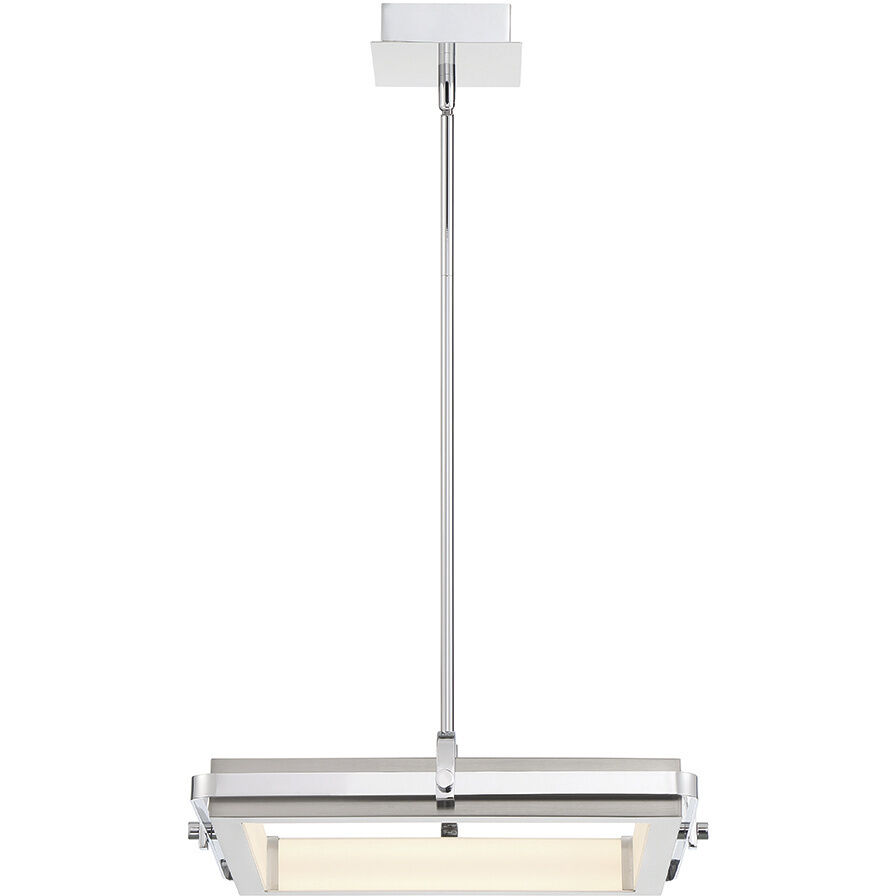 Annilo LED 18 inch Chrome Pendant Ceiling Light