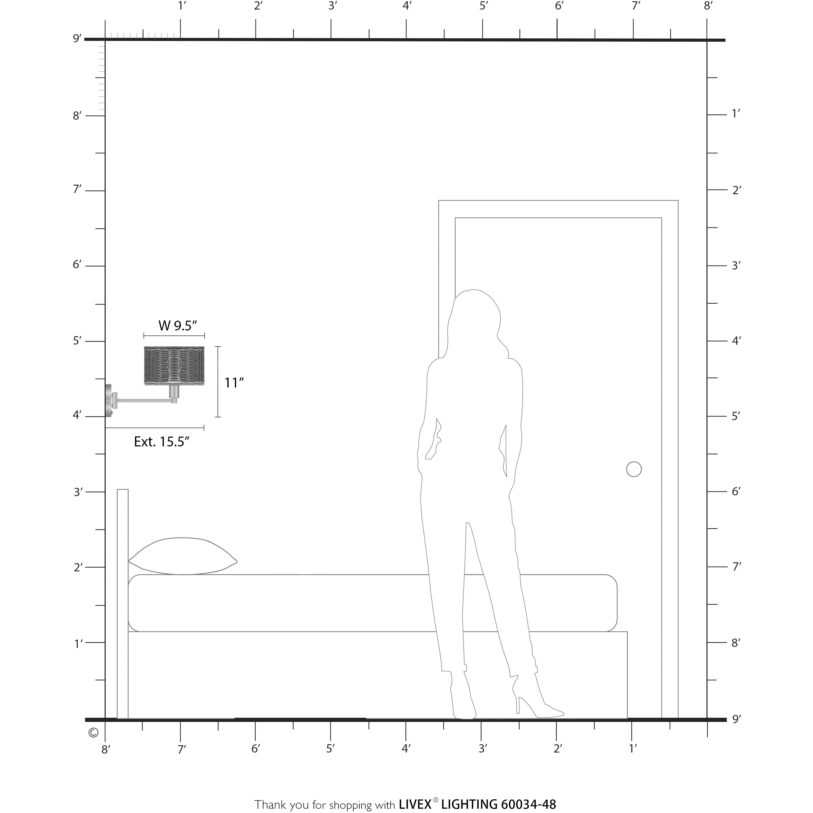 Weavington 15.5 inch 40.00 watt Antique Gold Leaf Swing Arm Wall Lamp Wall Light