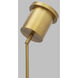 Sean Lavin Wit LED 70 inch Aged Brass Linear Suspension Ceiling Light in 6 Glass, Integrated LED