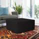 Universal 36 inch Black Outdoor Ottoman Cover, 36in Square, The Atlantis Collection