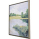 Earth and Sky Green and Gray and Neutral and White Canvas