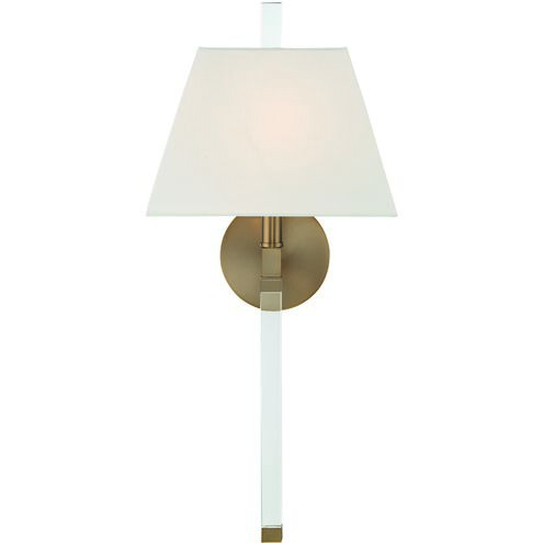 Renee 1 Light 10 inch Aged Brass Sconce Wall Light