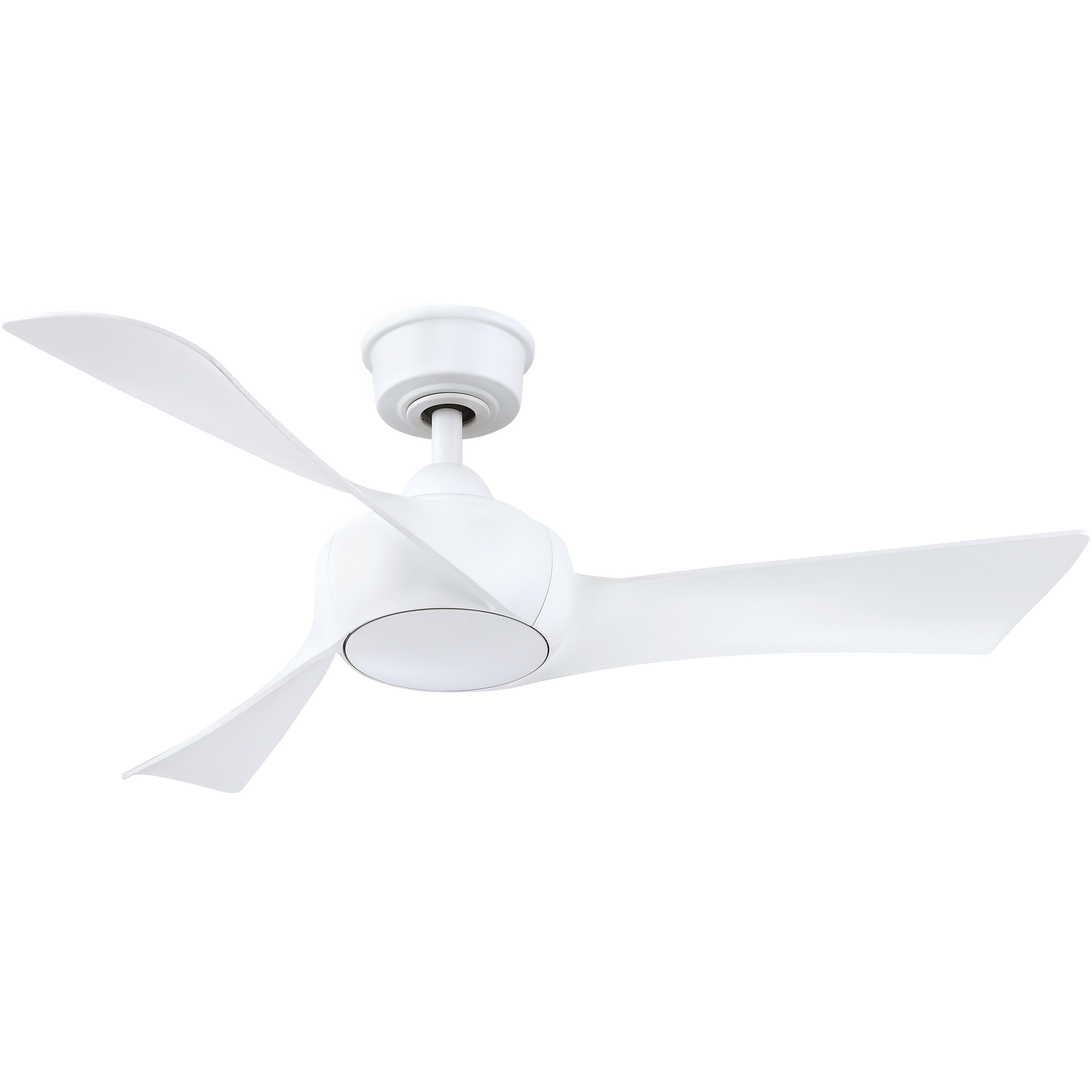 Wrap Custom 8.88 inch Matte White Fan Motor Only