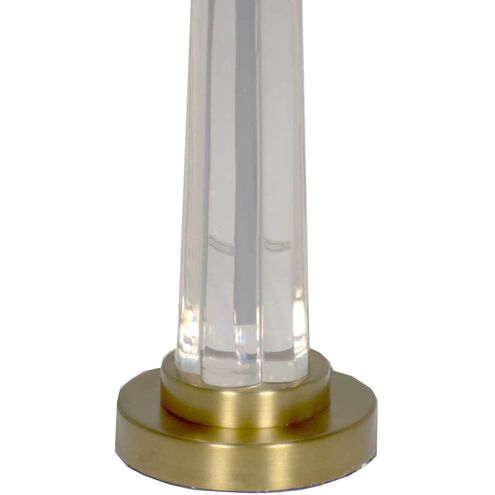 Wade 36 inch Antique Brass Table Lamp Portable Light