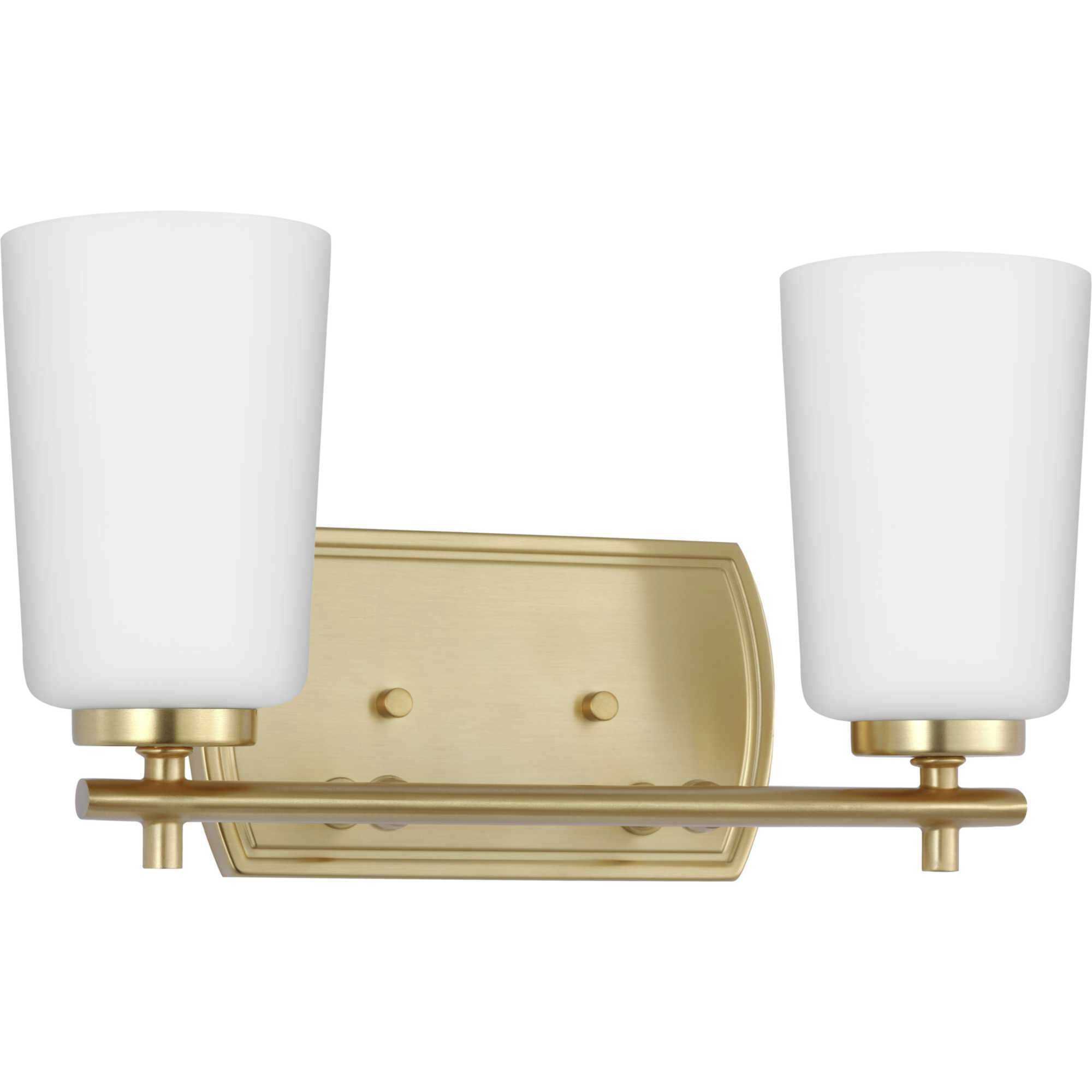 Adley 2 Light 13.88 inch Satin Brass Bath Vanity Light Wall Light