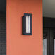 Kingsly LED 15 inch Black Outdoor Wall Light