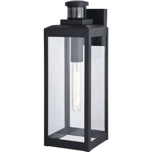 Kinzie Textured Black Outdoor Motion Sensor