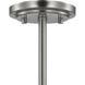 Adley 3 Light 18.12 inch Brushed Nickel Semi-Flush Convertible Light Ceiling Light