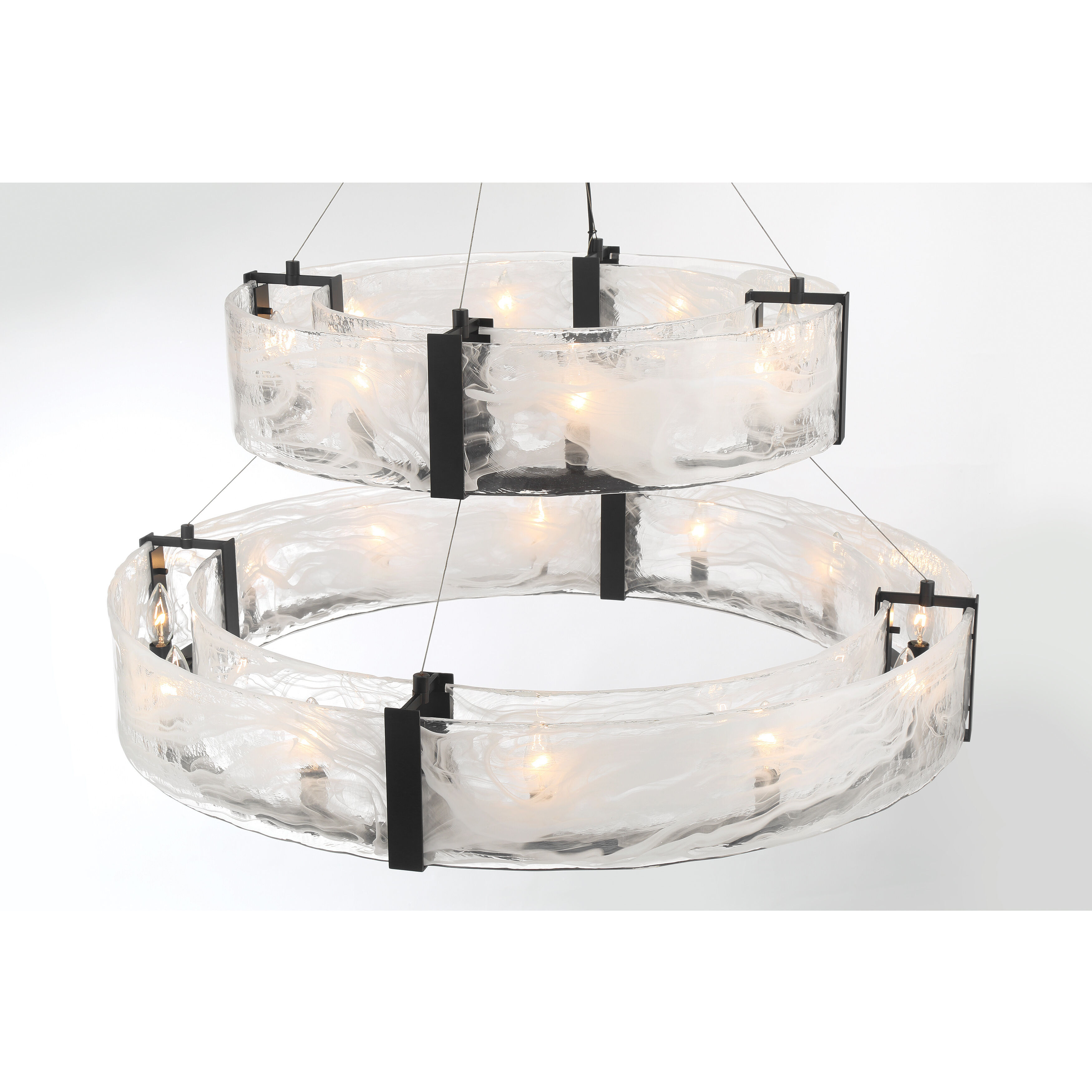 Cloud Break 20 Light 40 inch Coal Pendant Ceiling Light