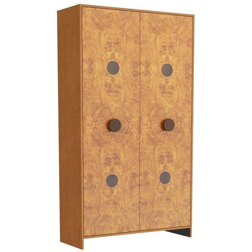 Rowsell 48 inch Blonde Burl Cabinet