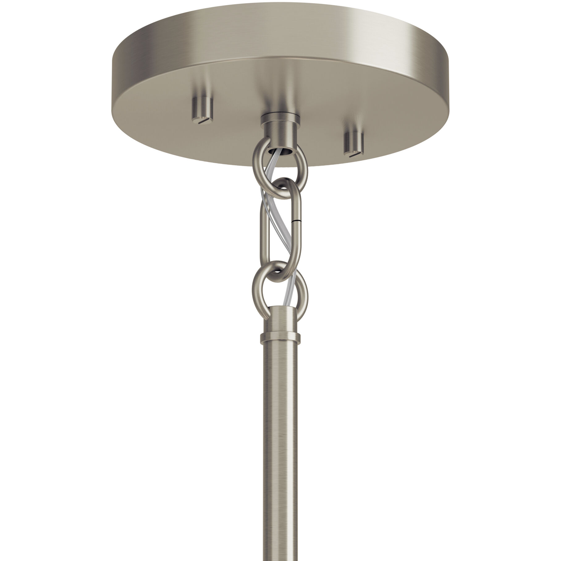 Madden 5 Light Brushed Nickel Chandelier Ceiling Light, 1 Tier Small