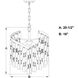 Isabel LED 16 inch Satin Nickel Pendant Ceiling Light