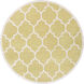 Transit 96 X 96 inch Lime, Cream Rug