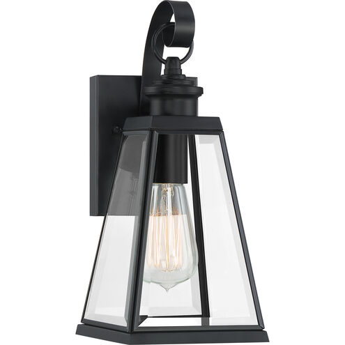 Paxton 1 Light 13 inch Matte Black Outdoor Wall Lantern