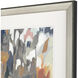 Florals Collection Blue Framed Art