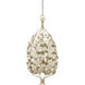 Maidenhair 5 Light 18.75 inch Antique Pearl Chandelier Ceiling Light