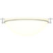 Moonband 3 Light 15.9 inch Vintage Platinum Semi-Flush Ceiling Light in Opal, Large