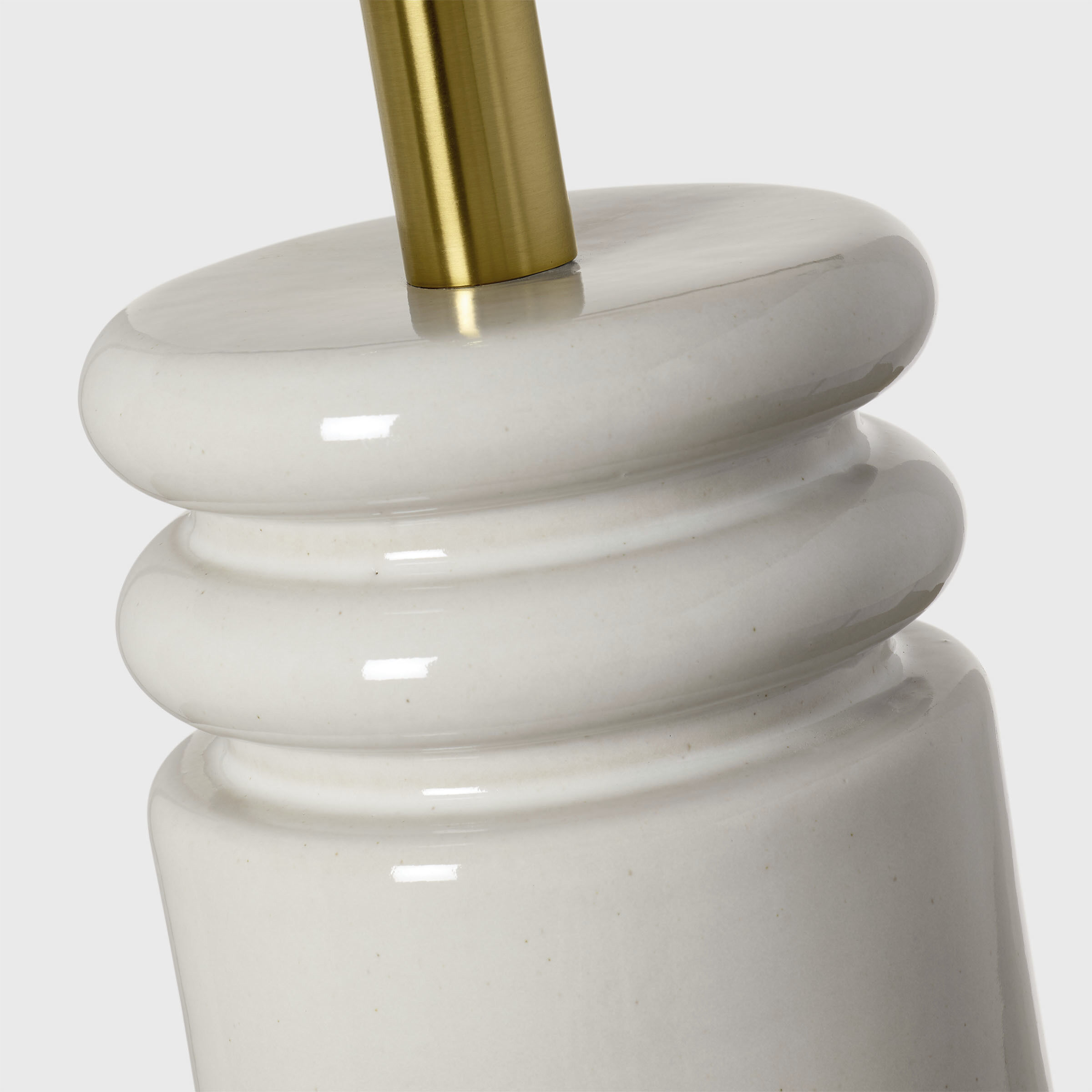 ED Ellen DeGeneres Feikudo 25.88 inch 60 watt Glossy White Table Lamp Portable Light